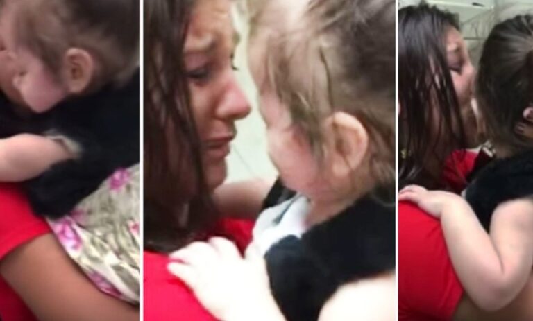 Τυφλό κοριτσάκι αντικρίζει για πρώτη φορά τη μαμά του