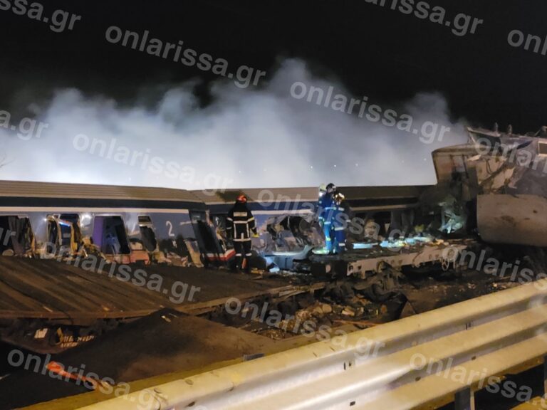 Στους 29 οι νεκροί επιβάτες: Χωρίς τέλος η τραγωδία από τη σύγκρουση τρένων στα Τέμπη