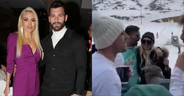 Με ψηλό, μελαχρινό αγκαλιά στα χιόνια: Σούσουρο με την Παναγιώταρου, δεν είδε την κάμερα και… κάηκε