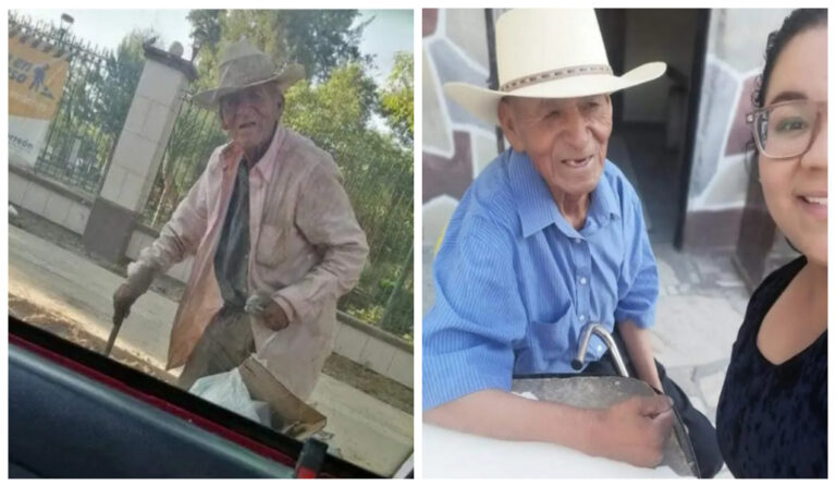 Γυναίκα αποφάσισε να πάρει στο σπίτι της τον 108χρονο παππού που ζούσε στην πλατεία -«Είναι ό,τι πιο όμορφο μπορεί να σου δώσει η ζωή»