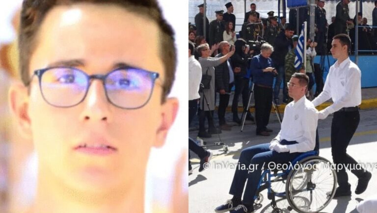 Δάκρυσαν όλοι στην Βέροια: Ο Γιάννης βγήκε νικητής στη μάχη για ζωή και έκανε παρέλαση περήφανος με το αμαξίδιο του