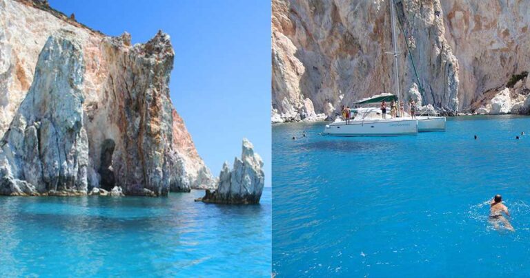 Πολύαιγος: To μεγαλύτερο ακατοίκητο νησί του Αιγαίου με τις φυσικές πισίνες