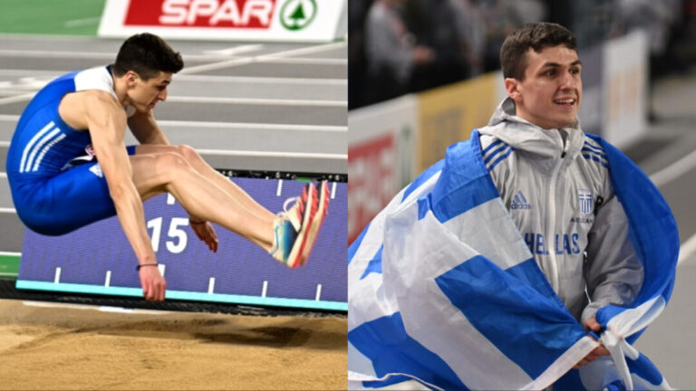 Ασημένιο μετάλλιο για τον απίστευτο Ανδρικόπουλο στο τριπλούν: «Πέταξε» στα 16,58μ.