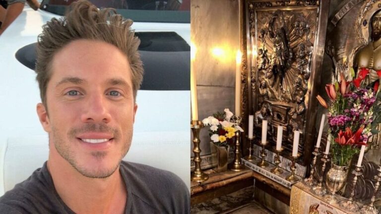 Εκπλήρωσε το τάμα του: Ο Νίκος Οικονομόπουλος στον Πανάγιο Τάφο στα Ιεροσόλυμα