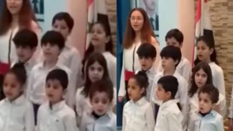 Ανατριχίλα: Ελληνόπουλα της Συρίας ψάλλουν τον Εθνικό Ύμνο και προκαλούν ρίγη συγκίνησης