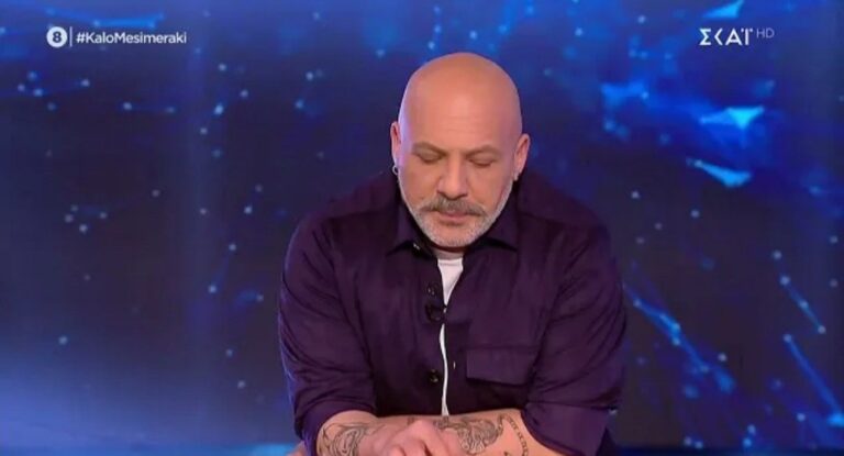 Τέλος ο Μουτσινάς από τον ΣΚΑΪ έπειτα από την συγκλονιστική παρέμβαση του για τα Τέμπη