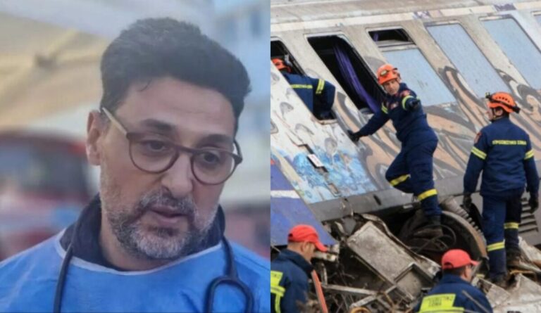 Γιατρός θυμάτων στα Τέμπη: «Η πιο δύσκολη στιγμή είναι το να αντικρίζεις τους γονείς»