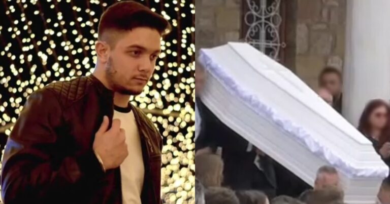 «Κατέρρευσαν» οι γονείς του 22χρονου Ντένις Ρούτσι στην κηδεία του: Άφησαν λευκά μπαλόνια στον ουρανό