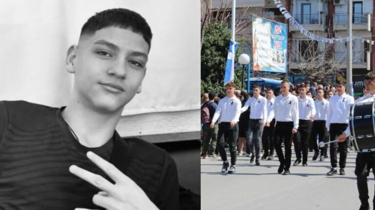 Συγκίνηση για τον 15χρονο Παναγιώτη στο Κορδελιό: «Κάποιο παιδί δεν ήρθε στην παρέλαση – Το τρένο δεν τον έφερε πίσω ποτέ»