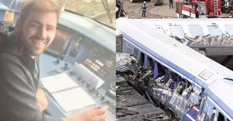 Τέμπη: Τραγική ειρωνεία τα λόγια του αδικοχαμένου μηχανοδηγού – «Όχι ρε μάνα, μην ανησυχείς με διπλή γραμμή»