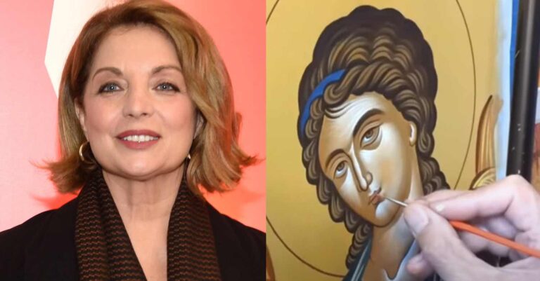 Η Άντζελα Γκερέκου αποκάλυψε ότι ασχολείται με την αγιογραφία – «Ήρθε μετά από συνάντηση με έναν πατέρα»