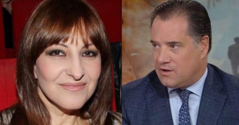 Σάλος με τις 10 λέξεις που έγραψε η Άντζυ Σαμίου στον Άδωνι Γεωργιάδη για την τραγωδία στα Τέμπη