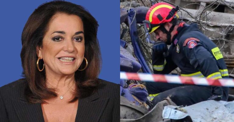 «Αποχαιρέτησα τον άνθρωπό μου στις 8 και στις 8.30 ήταν νεκρός»: Συντετριμμένη η Ντόρα Μπακογιάννη με τα Τέμπη