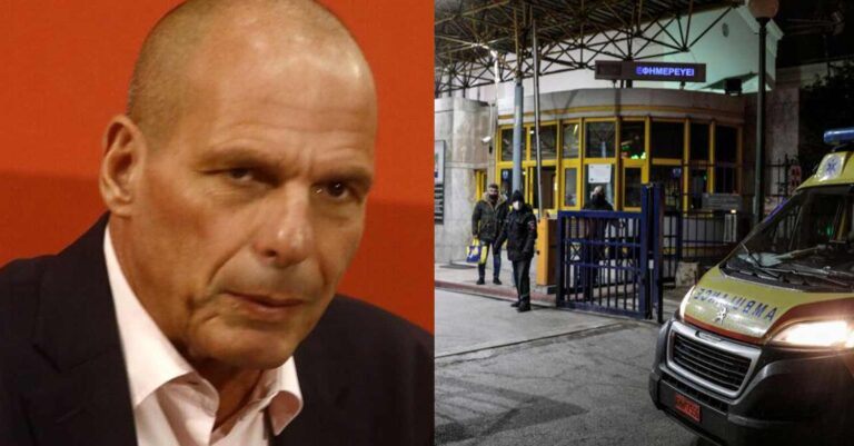 Kάταγμα στη μύτη υπέστη ο Βαρουφάκης μετά τον ξυλοδαρμό – Του τοποθέτησαν νάρθηκα στον «Ευαγγελισμό»