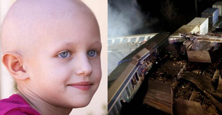 «Δεν ήθελα να πεθάνω, δεν ήθελα να καώ»: Συγκινεί 7χρονο αγόρι με καρκίνο που σώθηκε στα Τέμπη από το μοιραίο τρένο