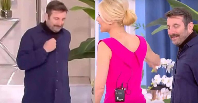 Είδε την Φαίη Σκορδά και έκανε τον σταυρό του: «Είσαι πολύ όμορφη και είναι και οι μέρες νηστίσιμες»