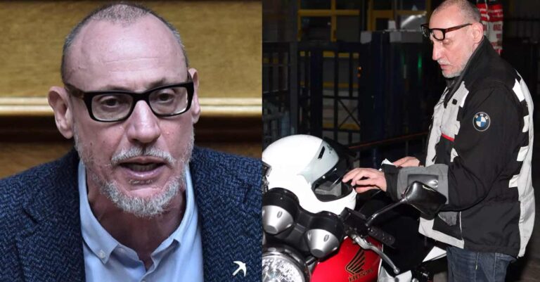 Έχουν μάτι στο «ΜέΡΑ25»: Τροχαίο για τον Κλέωνα Γρηγοριάδη στο πάρκινγκ της Βουλής – Έπεσε με τη μοτοσικλέτα του