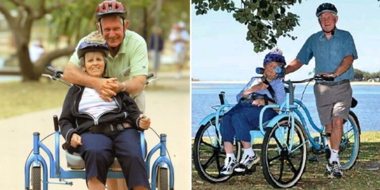 Άντρας έφτιαξε ειδικό ποδήλατο για τη γυναίκα του που έχει Αλτσχάιμερ
