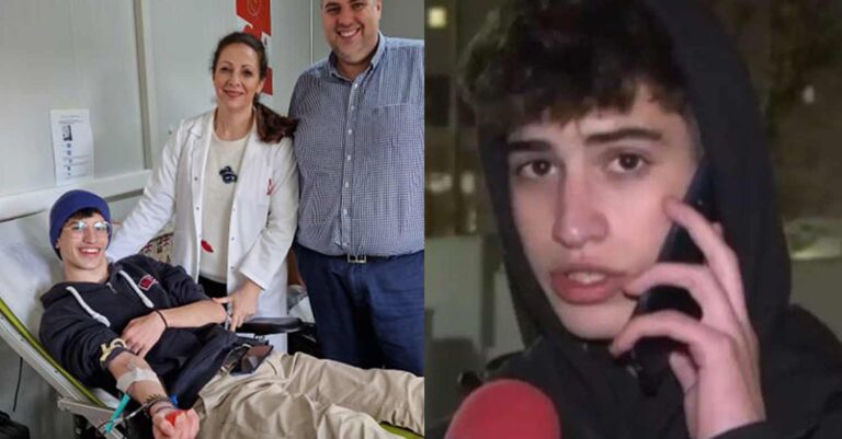 Τέμπη: Ο Άγγελος Τσιαμούρας έδωσε αίμα για τους συνανθρώπους του