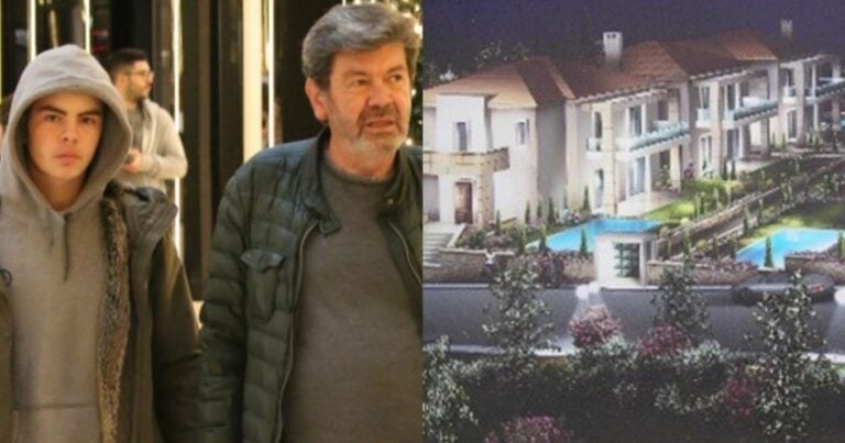 Το «παλάτι» του Άγγελου Λάτσιου: Η πανάκριβη βίλα στην Εκάλη που ζει με τον πατέρα του, κοστίζει εκατομμύρια