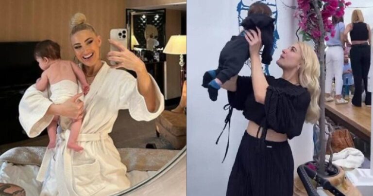 Του μιλάει κι εκείνος «απαντάει»: Ξετρελαμένη με τον γιο της η Ιωάννα Τούνη, το τρυφερό στιγμιότυπο στο διαδίκτυο