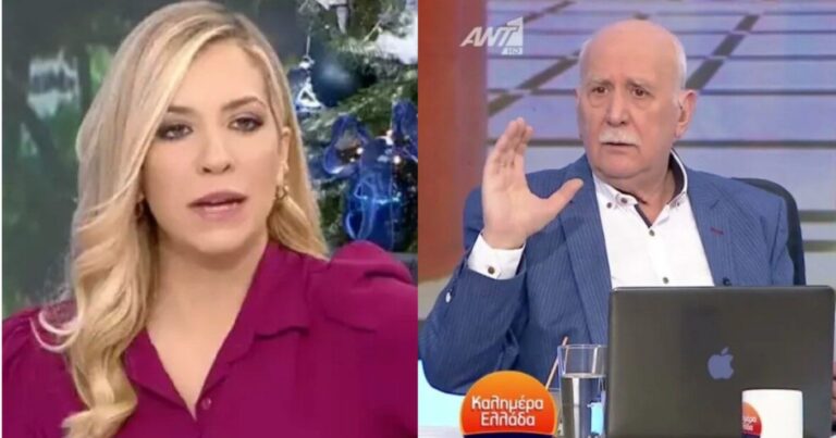 Ο κακός χαμός στο «Καλημέρα Ελλάδα»: «Η εκπομπή γίνεται με τους όρους του» λέει η Αναστασοπούλου για Παπαδάκη