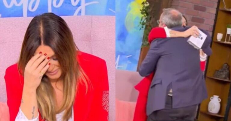 Έπεσε στην αγκαλιά του: Λύγισε η Ναταλία Γερμανού με την έκπληξη στο πλατό «Γιατί μου το έκανες αυτό;»