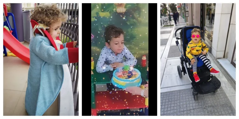 Συγκίνηση για τον Παναγιώτη Ραφαήλ που έγινε 5 ετών – Στέκεται στα πόδια του και σβήνει τα κεράκια