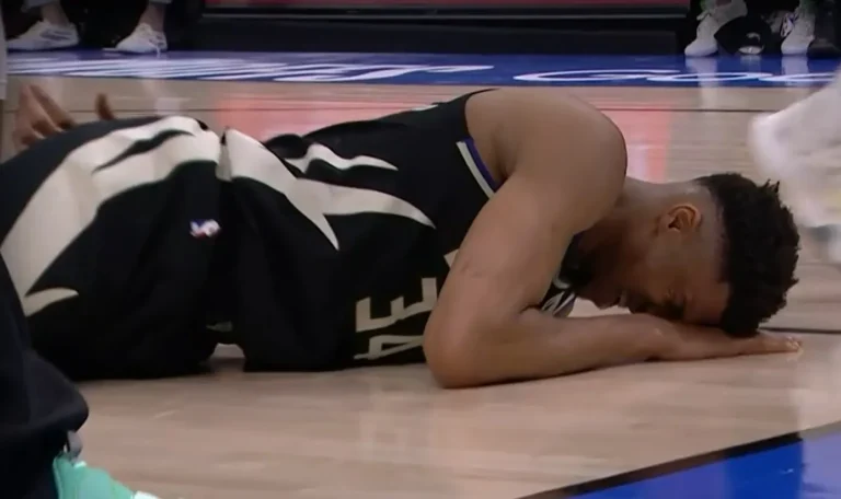 Γιάννης Αντετοκούνμπο: Η στιγμή της πτώσης και του τραυματισμού στο Μπακς