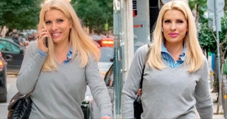 «Κόβει» χρόνια και κάνει πάταγο: Το παντελόνι της Ελένης Μενεγάκη που «κάνουν ουρές» να το πάρουν όλες οι 50+