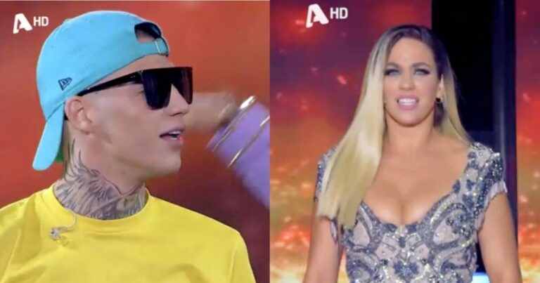 J2US: Το playback σταμάτησε, ο Trannos τραγούδησε… LIVE, αλλά η γκριμάτσα της Στικούδη μόλις τον άκουσε τα είπε όλα