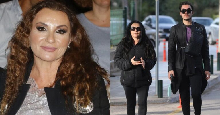 Φίλτρα ή πλαστικές; Αγνώριστη στο Παρίσι η 51χρονη Πόπη Μαλλιωτάκη, μοιάζει με μεγάλη αδερφή του γιου της