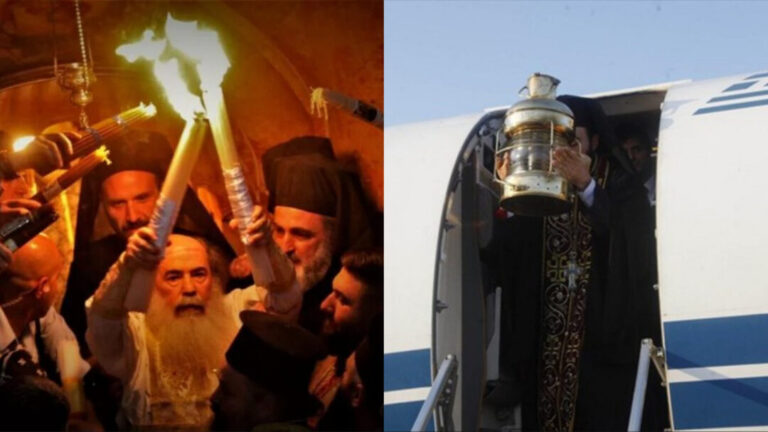 Άγιο Φως από τον Πανάγιο Τάφο: Φτάνει με ειδική πτήση το Μεγάλο Σάββατο στην Αθήνα και σε ακόμα 8 προορισμούς
