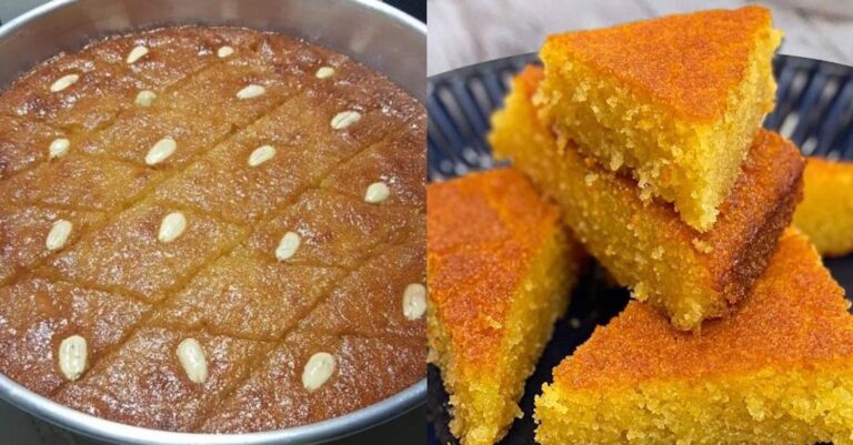 Εύκολο και νηστίσιμο Σάμαλι: Το σιροπιαστό σιμιγδαλένιο γλυκό που πούλαγαν κάποτε στους δρόμους και ήταν το αγαπημένο μικρών και μεγάλων