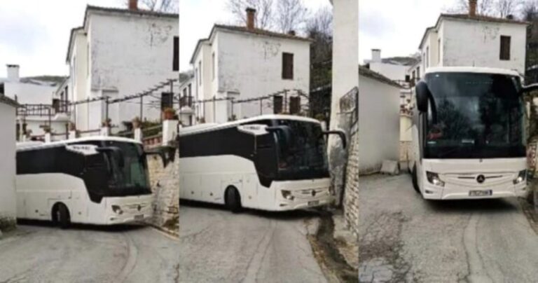 Γεννημένος Σουμάχερ: Η μανούβρα ακριβείας οδηγού των ΚΤΕΛ μέσα από στενό στο Πήλιο