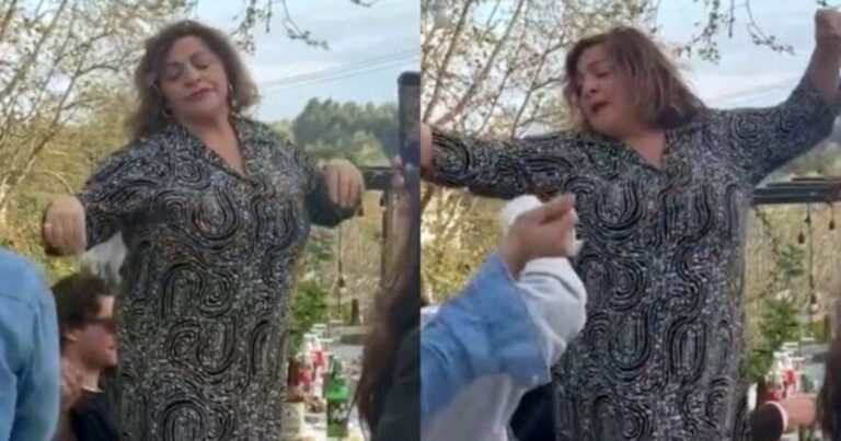 Η Βίκυ Σταυροπούλου έδωσε «ρέστα»: Ανέβηκε στην καρέκλα, χόρεψε σαν άλλη Αλίκη και καταχειροκροτήθηκε