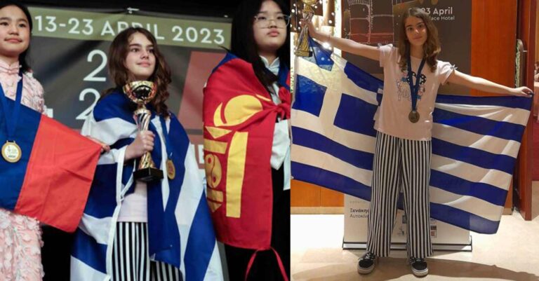 Δεν θα το δείτε στις ειδήσεις: Παγκόσμια πρωταθλήτρια στο σκάκι η 11χρονη Αναστασία Σίσκου
