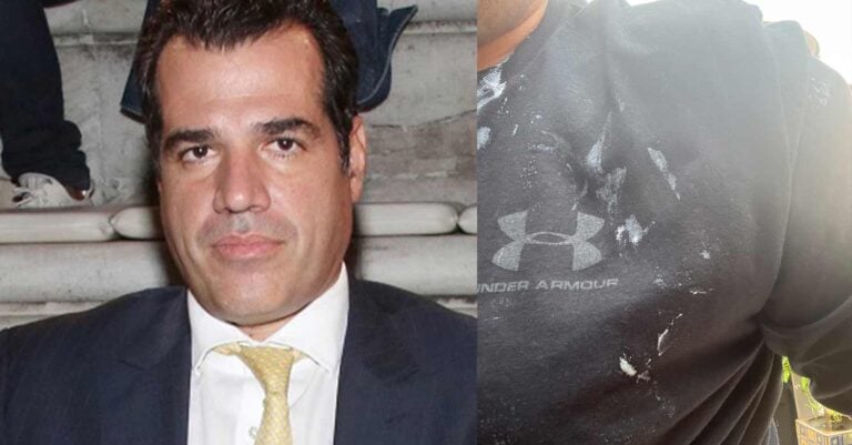 Με οίδημα στο αριστερό μάτι ο Πλεύρης, μετά το γιαούρτωμα