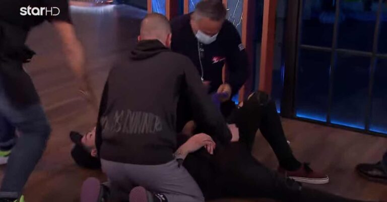 Πανικός στο MasterChef: Ο Γρηγόρης έκοψε το χέρι του και λιποθύμησε – Σταμάτησε η δοκιμασία