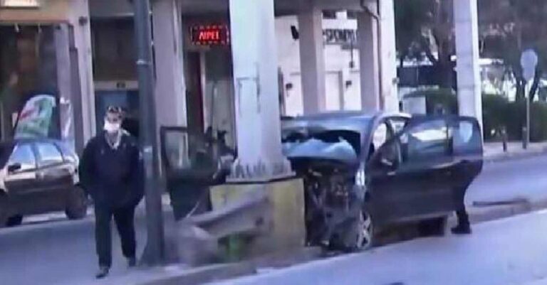 Ένας 30χρονος νεκρός σε τροχαίο δυστύχημα στη λεωφόρο Μεσογείων – Το ΙΧ προσέκρουσε σε κολώνα