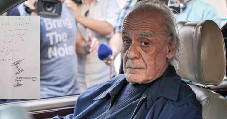 Αυτή είναι η τελική χειρόγραφη διαθήκη του Άκη Τσοχατζόπουλου – Τι λέει για ΓΑΠ, Βενιζέλο και πρώην συνεργάτες του