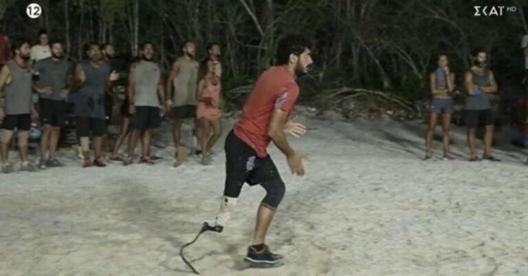 Survivor All Star: Παράδειγμα προς μίμηση ο Τούρκος παίκτης με το πρόσθετο μέλος στο πόδι – Τα έδωσε όλα στον αγώνα