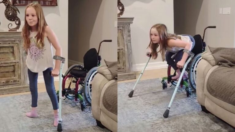 «Τίποτα δεν τη σταματά»: Παράλυτο κοριτσάκι χορεύει χωρίς καμία βοήθεια και «δακρύζει» όλο το ίντερνετ