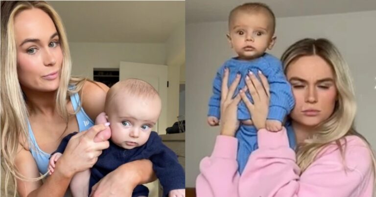 «Απαράδεκτη μητέρα, πρέπει να σου πάρουν το παιδί»: Σάλος με 21χρονη που κάνει σολάριουμ στο 5 μηνών μωρό της