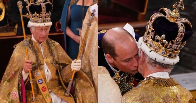 Του ψιθύρησε 3 συγκεκριμένες λέξεις: Διέρρευσαν τα λόγια του Βασιλιά Καρόλου στον πρίγκιπα Ουίλιαμ την ώρα της στέψης