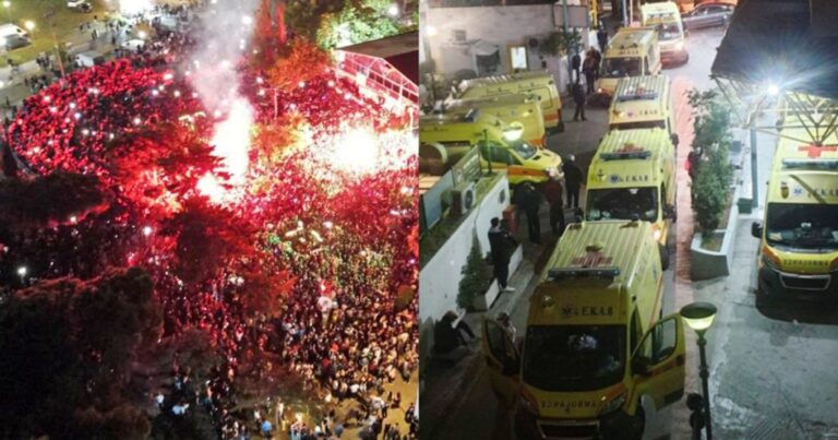 «Πανικός» στον Βόλο: Δεκάδες νέοι εσπευσμένα στο νοσοκομείο, ο σοκαριστικός απολογισμός του Πάρτι 8.000 ατόμων