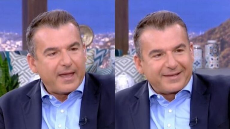 «Μου άρεσες, σε κοίταγα αλλά δεν είδα το πράσινο φως» – To φλερτ του Γιώργου Λιάγκα στην καλεσμένη του στον αέρα του Πρωινού