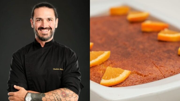 Πορτοκαλόπιτα χωρίς φύλλο από τον Δημήτρη Μακρυνιώτη: Μία πανεύκολη και λαχταριστή συνταγή που θα ξετρελάνει μικρούς και μεγάλους