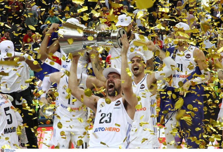 Euroleague: Η Ρεάλ Μαδρίτης είναι η νέα «βασίλισσα» της Ευρώπης – Δείτε την απονομή