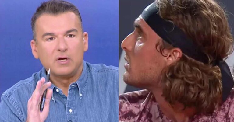 «Για μένα φταίει η μάνα του»: Ο Γιώργος Λιάγκας στο «πλευρό» του Στέφανου Τσιτσιπά για το βρίσιμο που της έριξε